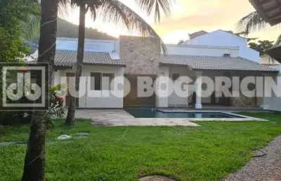 Casa em condomínio fechado com 6 quartos à venda na rua mário alves, recreio dos bandeirantes, rio de janeiro, 607 m2 por r$ 2.400.000