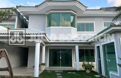 Casa em condomínio fechado com 6 quartos à venda na avenida das américas, recreio dos bandeirantes, rio de janeiro, 594 m2 por r$ 1.950.000