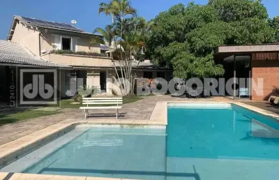 Casa em condomínio fechado com 4 quartos à venda na rua humberto berutti, barra da tijuca, rio de janeiro, 800 m2 por r$ 9.100.000
