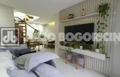 Cobertura com 4 quartos à venda na rua fábio luz, méier, rio de janeiro, 159 m2 por r$ 850.000