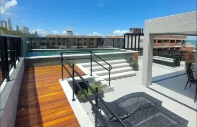 Flat com 1 quarto para alugar na Rua Major José Eugênio Lins, Cabo Branco, João Pessoa