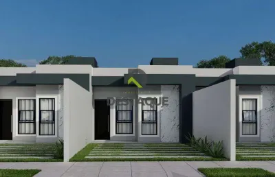 Casa em construção com 2 dormitorios- loteamento madri -