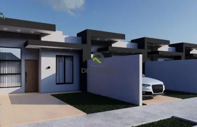 Casa em consttrução com 1 suite e 1 quarto- florais do paraná- bairro floresta