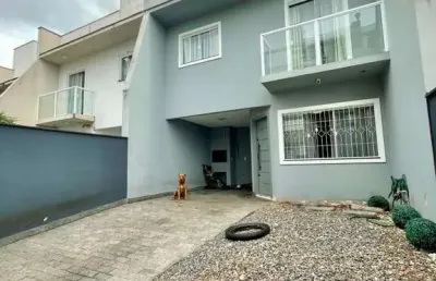 Sobrado geminado para venda em joinville, floresta, 3 dormitórios, 1 suíte, 3 banheiros, 2 vagas