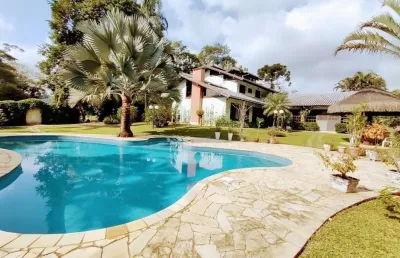 Sítio / chácara para venda em joinville, pirabeiraba (pirabeiraba), 4 dormitórios, 1 suíte, 4 banheiros, 3 vagas