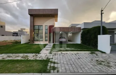 Casa térrea pé direito alto recém-construída à venda no cond. terras alphaville sergipe 1