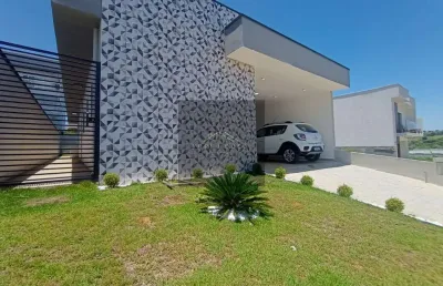 Casa em condomínio de luxo em taubaté-sp, granjas rurais reunidas são judas tadeu  3 quartos, 1 suíte, 2 salas, 3 banheiros, 4 vagas de garagem, 144m².