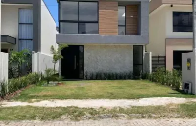 Casa em condomínio fechado com 4 quartos à venda na sucupió, --, abrantes, camaçari por r$ 935.000