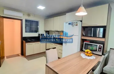 Lindo sobrado semi mobiliado em condominio no bairro fatima