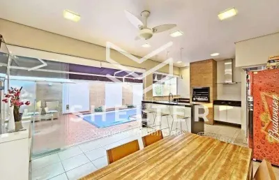 Sobrado de luxo no recreio das acácias – 4 dorms, varanda gourmet, piscina aquecida e mais por r$1.650.000,00