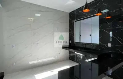 Casa nova acabamento refinado 3 quartos sendo 1 su&iacute;te &aacute;rea de lazer integrada espa&ccedil;o gourmet 2 vagas