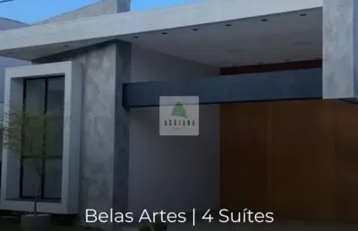 Casa alto padr&atilde;o arquitetura diferenciada  todo conforto casa t&eacute;rrea 4 su&iacute;tes &aacute;rea de lazer integrada espa&ccedil;o gourmet 2 vagas coberta acabamento &