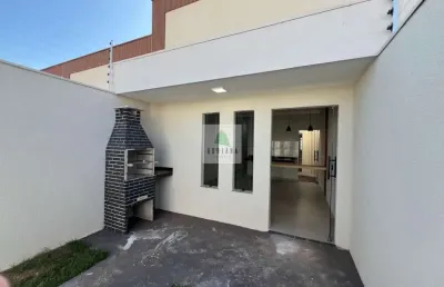 Casa nova acabamento refinado 3 quartos sendo 1 su&iacute;te &aacute;rea de lazer integrada espa&ccedil;o gourmet 2 vagas