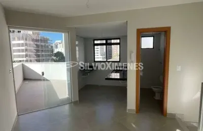 Cobertura com 1 quarto à venda na Rua Cláudio Manoel, 296, Funcionários, Belo Horizonte