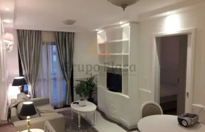 Flat mobiliado 37m² | 1 dormitório suíte | alto padrão em moema