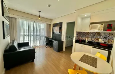 Apartamento mobiliado 35m² | 1 dormitório | edifício the palace | moema