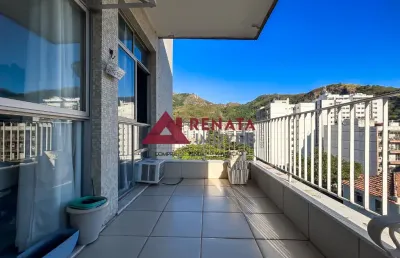 Linda cobertura 3 quartos, sendo 2 suítes com 144m² no grajaú/rj