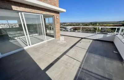 Cobertura com 3 dormitórios, suíte e garagem no residencial jasmins