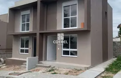 Casa em construção 2 dormitórios e garagem no bairro são josé localizada na cida