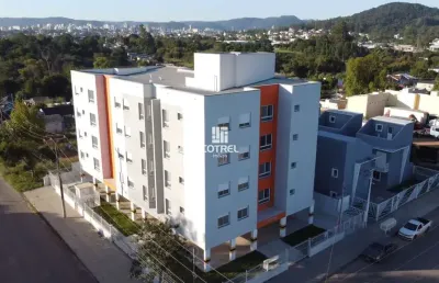 Apartamento com 2 dormitórios e garagem no bairro lorenzi na cidade de santa mar