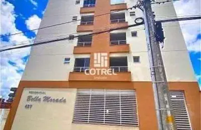 Apartamento central 2 dormitórios e 1 vaga de garagem localizado na cidade de sa