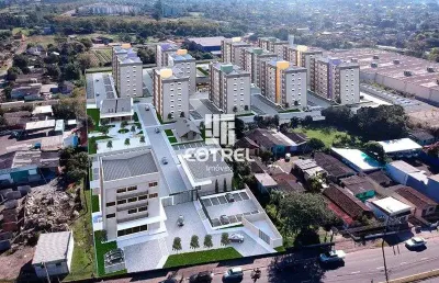 Apartamento 2 dormitórios e 1 vaga de garagem no bairro patronato localizado na