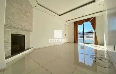 Apartamento para locação e venda com 2 dormitórios, sala com lareira, churrasque