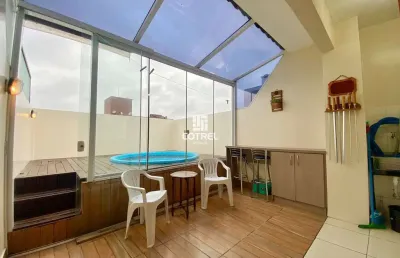 Cobertura para venda com 3 dormitórios sendo 1 suíte, churrasqueira, piscina no