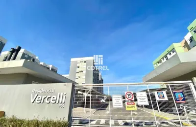 Apartamento para venda no residencial vercelli com 02 dormitórios, sacada, 01 va