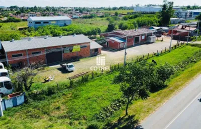Dois pavilhões para venda e locação com 496 m² situado no bairro camobi na cidad