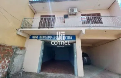 Casa 3 dormitórios + loja térrea situada no bairro parque pinheiro na cidade de