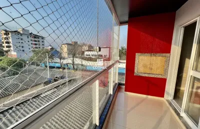 Apartamento semimobiliado para venda e locação com 2 dormitórios, suíte e garage