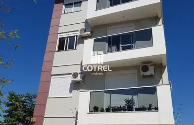 Apartamento semi mobiliado 2 dormitórios e 1 vaga de garagem no bairro camobi lo