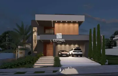 Casa para venda 3 suítes com closet, 2 vagas de garagem situada no condomínio fe