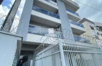 Apartamento para venda com 1 dormitório e garagem no centro de camobi.