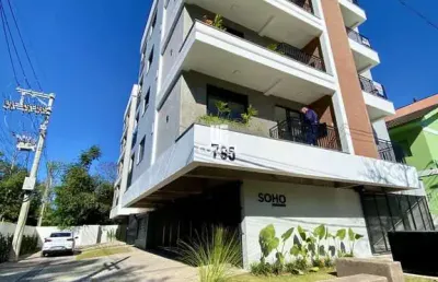 Apartamento para locação 1 dormitório e 1 vaga de garagem, a 50metros da ufsm, c