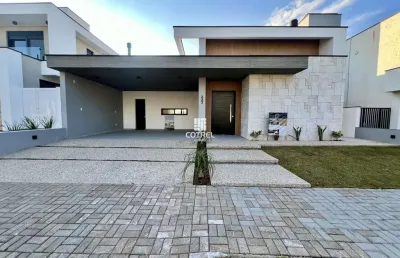 Casa para venda em condomínio fechado com 3 dormitórios, suíte e 2 vagas