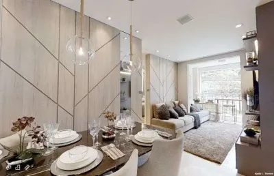 Apartamento de 59 metros quadrados no bairro vila das mercês com 2 quartos