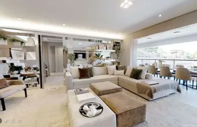 Apartamento para venda com 156 metros quadrados com 3 quartos no brooklin