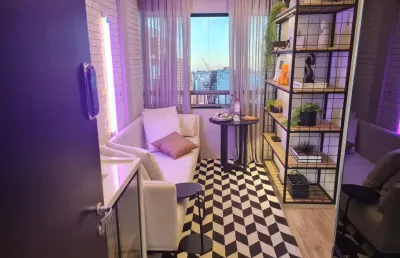 Apartamento no brooklin na planta tem 35 metros quadrados com 1 quartos