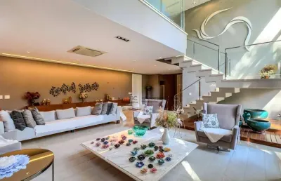 Casa com 4 dormitórios, 771 m² - venda por r$ 8.000.000,00 ou aluguel por r$ 43.036,38/mês - residencial melville - santana de parnaíba/sp