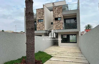 Sobrado à venda, 125 m² por r$ 899.000,00 - xaxim - curitiba/pr