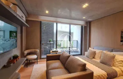 Studio à venda, 36 m² por r$ 616.056,00 - campina do siqueira - curitiba/pr