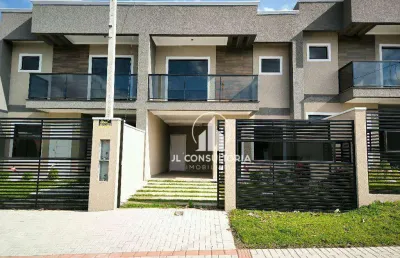 Sobrado com 3 dormitórios à venda, 122 m² por r$ 870.000,00 - fazenda velha - araucária/pr