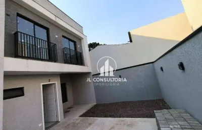 Sobrado em cond. no uberaba com três quartos sendo uma suíte