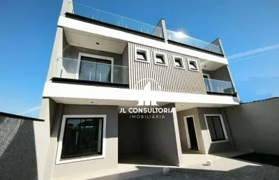 Sobrado à venda, 140 m² por r$ 650.000,00 - sítio cercado - curitiba/pr