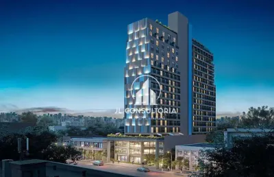 Studio à venda, 20 m² por r$ 344.666,00 - portão - curitiba/pr