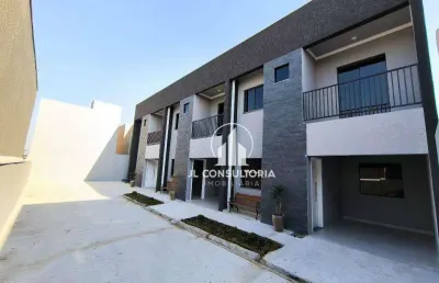 Sobrado em condomínio no campo de santana com três quartos
