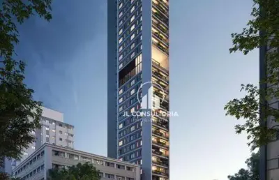 Studio à venda, 26 m² por r$ 329.900,00 - centro - curitiba/pr