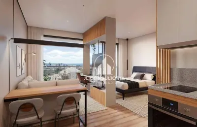 Studio à venda, 34 m² por r$ 406.400,00 - cristo rei - curitiba/pr